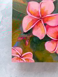 Image 2 of Blooming, 5x7” Original Painting 