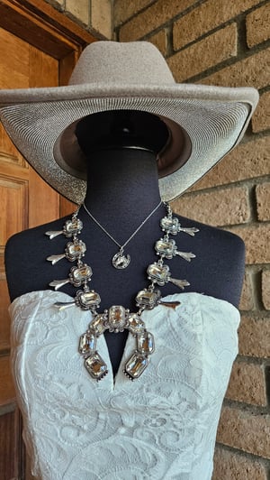 Image of Kayla Rhinestone Felt Hat