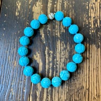 Image 4 of Chinese Turquoise Shou Beaded Necklace