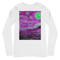 Image 2 of Starry Night Nuclear Fuchsia Long Sleeve Tee