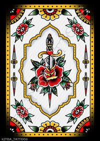 ‘Dagger old school classic’ Print