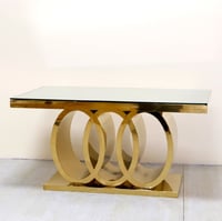 Image 2 of Stainless Audi Sweetheart Table 150*80*75cm 