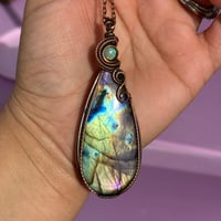 Image 3 of Purple Labradorite x Ethiopian Opal 💜💫
