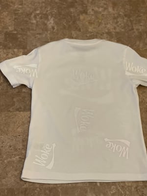 Image of WOW(White on White) What the Woke Adult Tee
