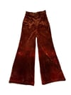 70s sienna slinky velvet trousers 