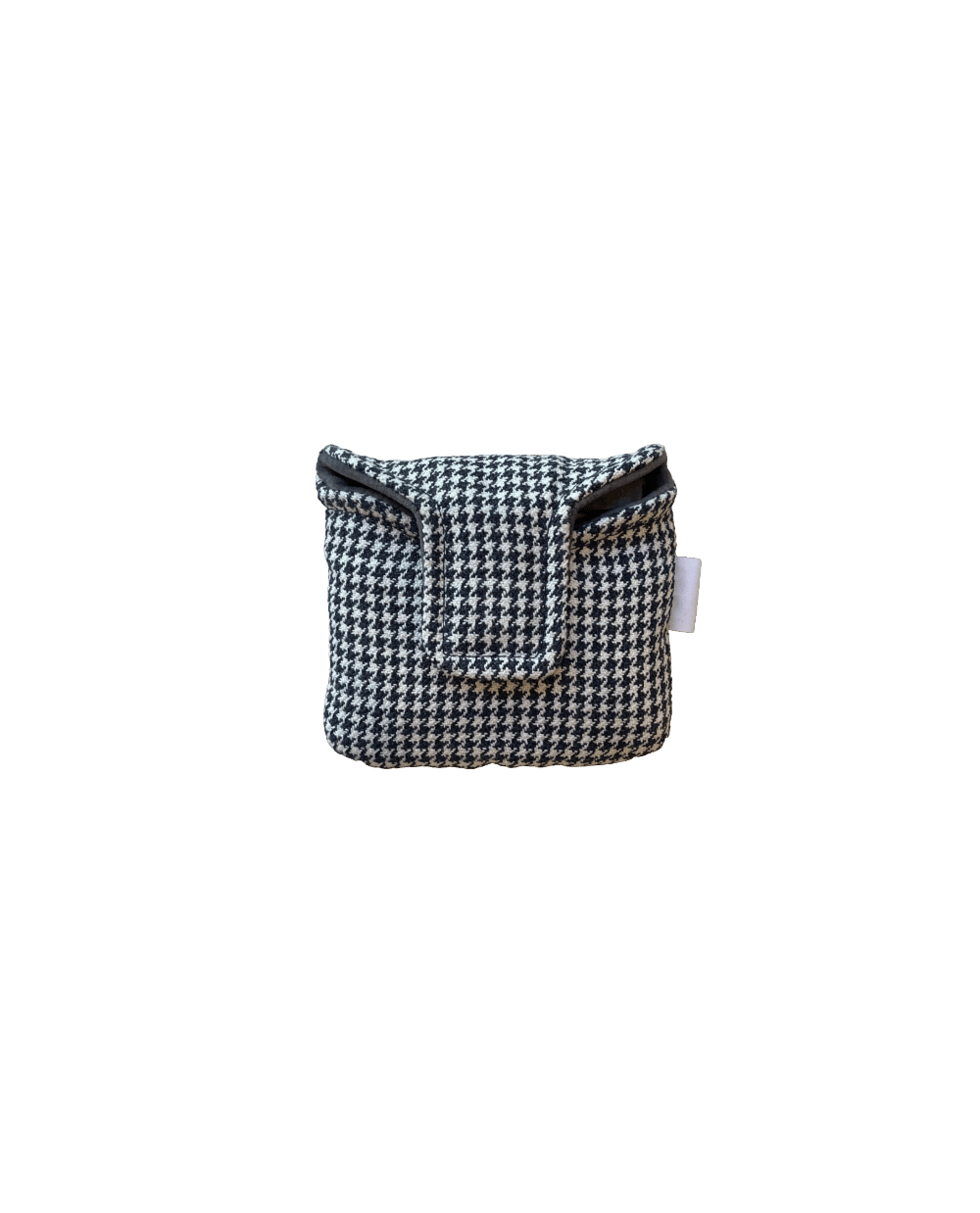 Navy Houndstooth Mallet Putter Cover