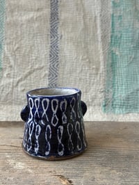 Image 1 of Small vase - blue infinity 
