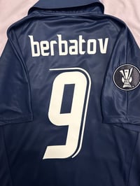 Image 1 of Tottenham Hotspur “BERBATOV 9” 2007/08 Away Shirt + UEFA patch  (M)