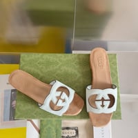Image 14 of GG Color Block Suede Slides