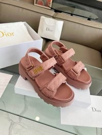 Image 1 of CD double strap sandals
