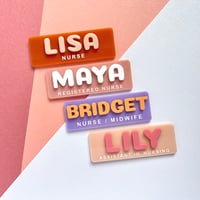 Image 1 of Name Badge - Rectangle