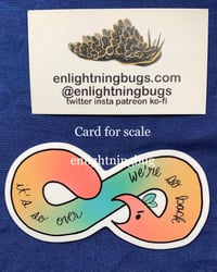 Worm ouroboros sticker