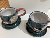 Image 4 of Opossum tea set - Elizabeth Paxson