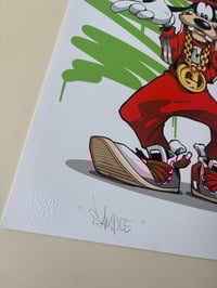 Image 2 of Goofy A3 sample print Cheo Signed And Stamped