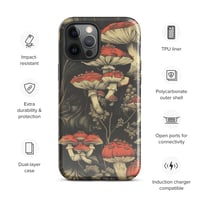 Image 14 of Dark Cottagecore Goth Inspired Vibrant Mushroom Tough Case for iPhone®