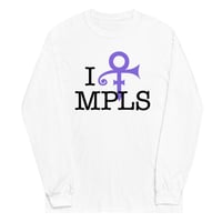 Image 1 of I [PRINCE] MPLS Long Sleeve Tee (Black Text)