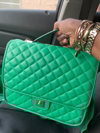 Image 2 of Green 3in1 handle bag•crossbody•bookbag