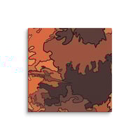 Image 1 of Mars Terrain Canvas Print 