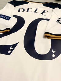 Image 13 of Tottenham Hotspur “DELE 20” 2016/17 Home Shirt + UCL patches (M)