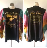 Image 1 of Upcycled “Stevie Nicks/24 Karat Gold” vintage quilt poncho