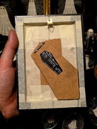 Image 3 of 1800’s biblical Ghost with preserved spider web - black frame