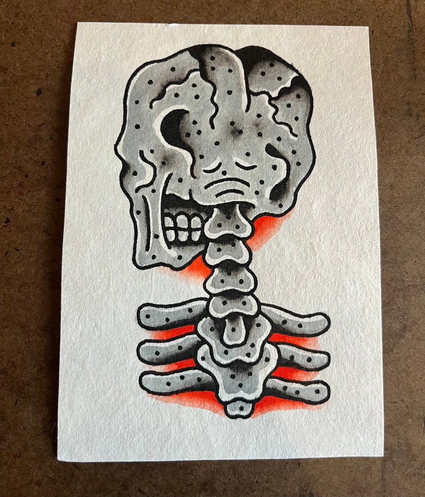 Image of Skull Painting 
