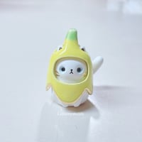 Image 1 of Banana Cat Ceramic Figurine 3 