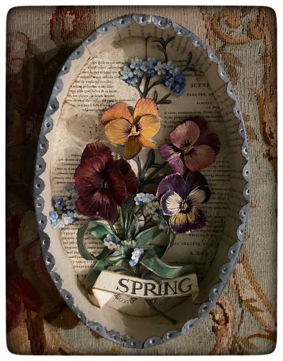 Image of spring pansies