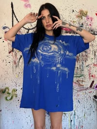 Image 3 of ‘EYE IN THE CLOUDS’ BLEACH PAINTED T-SHIRT XL