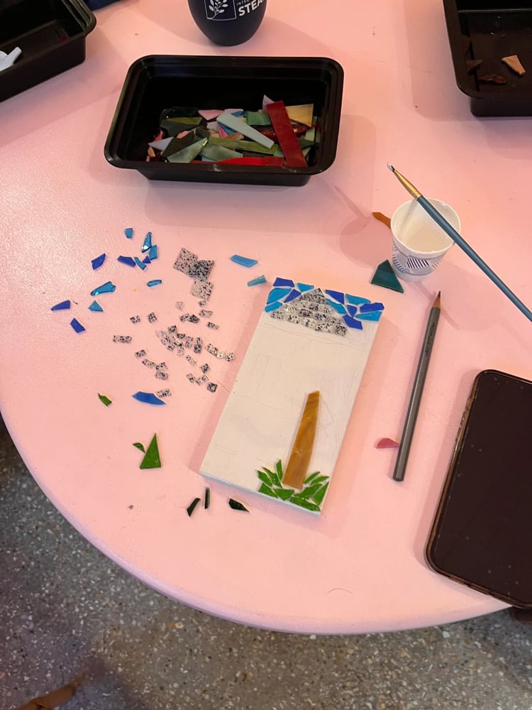 Image of May 7 Glass Mosaic Workshop