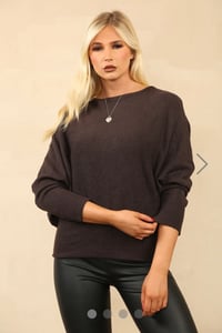 Image 4 of ALEXA BATWING OVERSIZED JUMPER