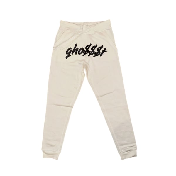 Image of Ghost $$$ Sweatpants in White/Black