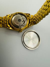 Image 16 of Rado Purple Horse Day Date Blue Dial Gold Plated Automatic Men’s Watch