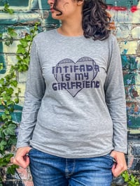 Image 3 of Girlfriend - Grey Long Sleeve - XL