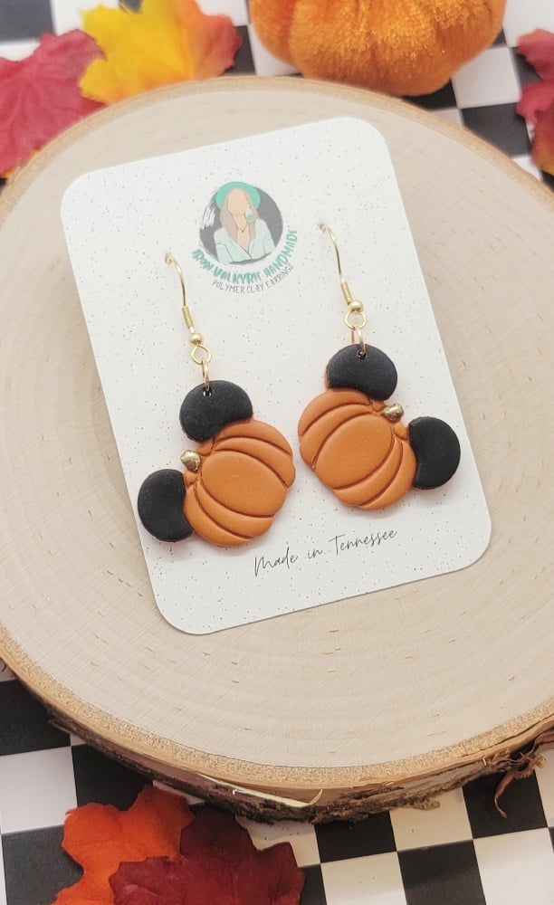 Image of Pumpkin Mouse Dangles