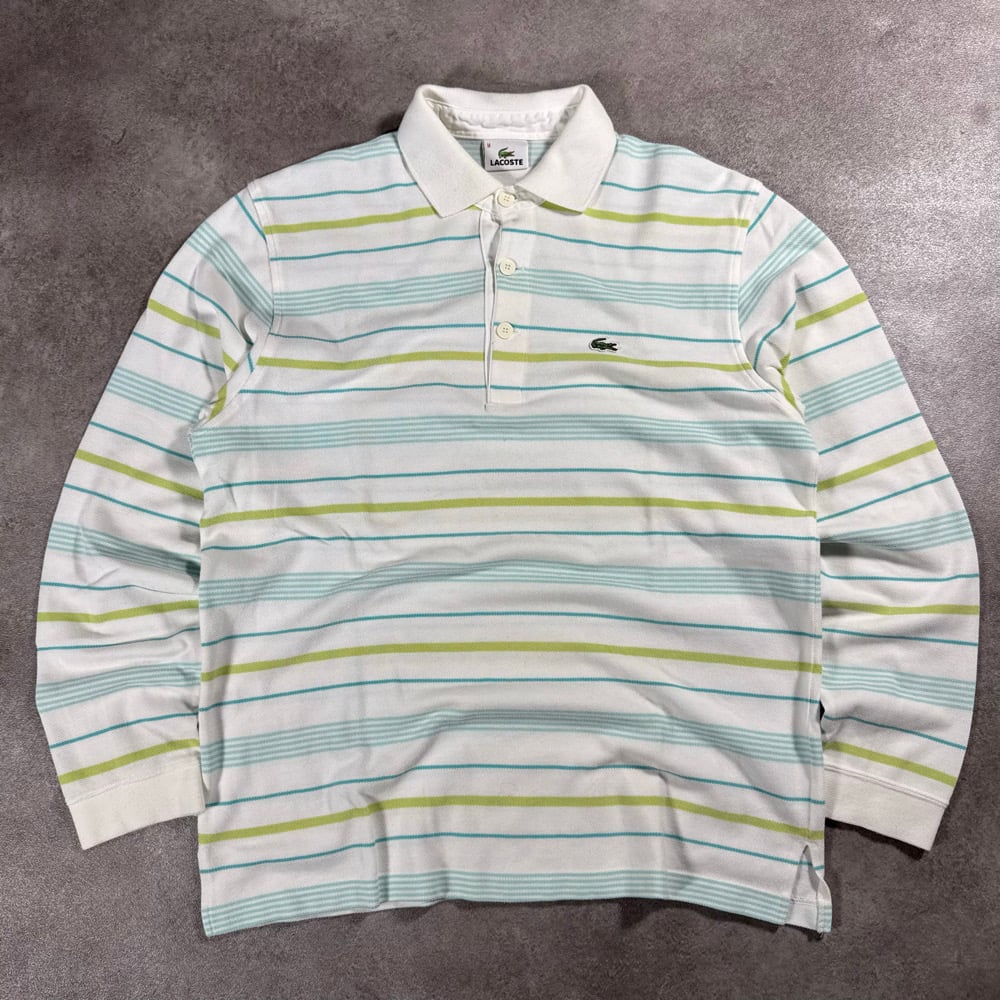 Image of Lacoste Longsleeve Polo Shirt, Size Medium