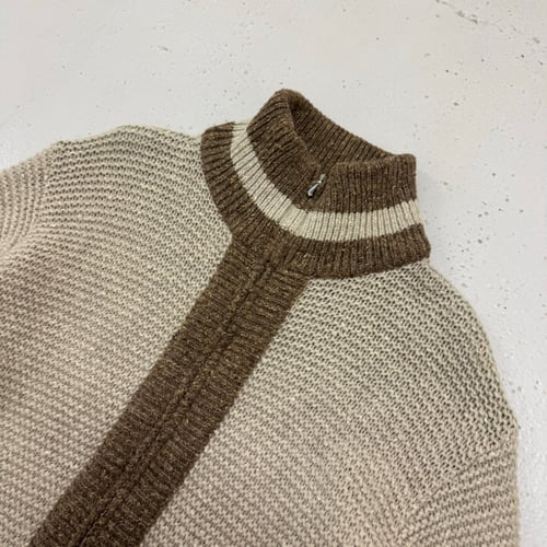 Image of 1990s Etro Alpaca Wool Zip Up, Size Large