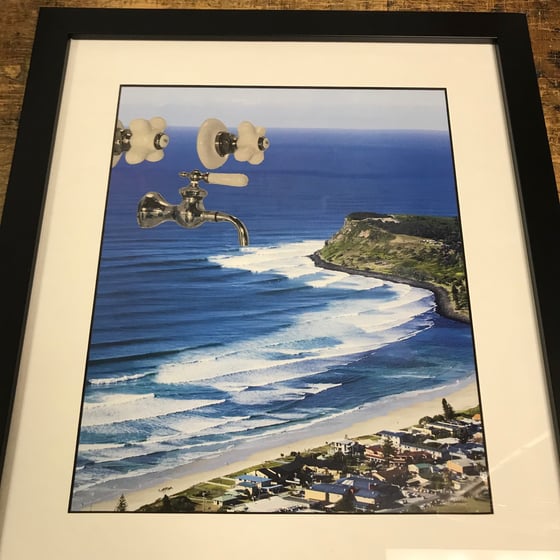 Image of TUB FRAMED ORIGINAL ART 