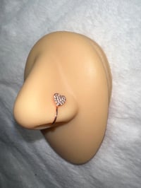 RoseGold Heart NoseCUFF