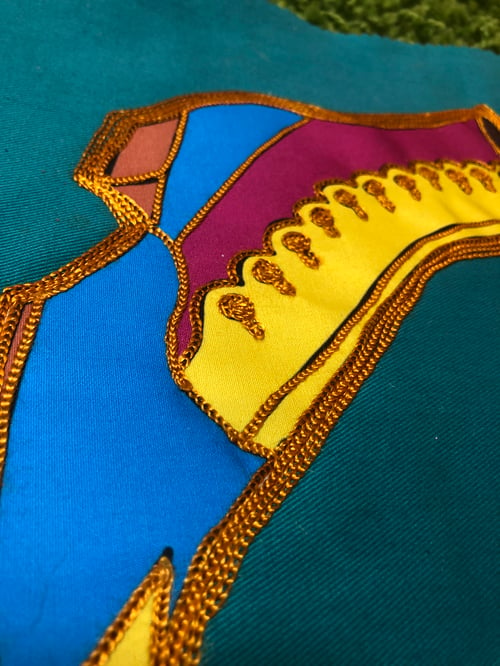 Image of Victorian Shoe Fabric Patch