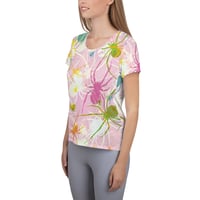Image 1 of Pink Widows Fitted Athletic T-shirt