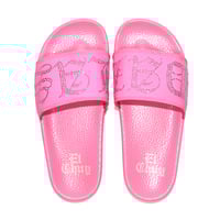 Image 5 of DALLAS PINK CRYSTAL SLIDES (PREORDER)