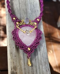 Image 3 of Rose Quartz + Amethyst + Herkimer Diamond