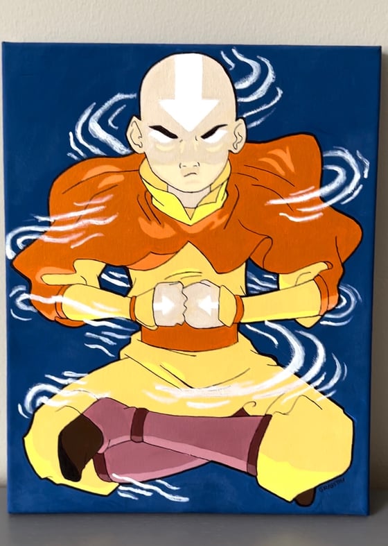 Image of Aang Avatar State