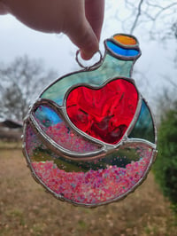 Image of Glitter and Glow Love Potion Bottle