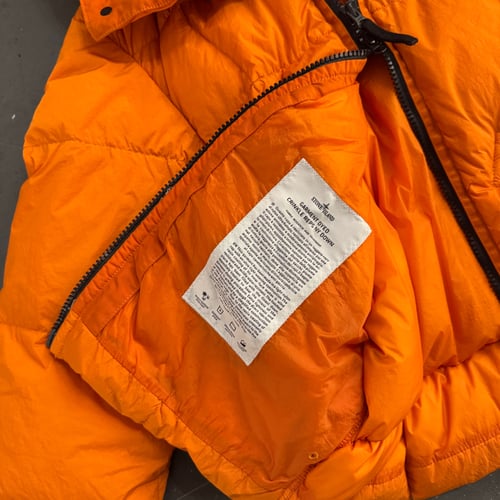 Image of AW 2019 Stone island Garment Dyed Crinkle Reps NY Down jacket, size small