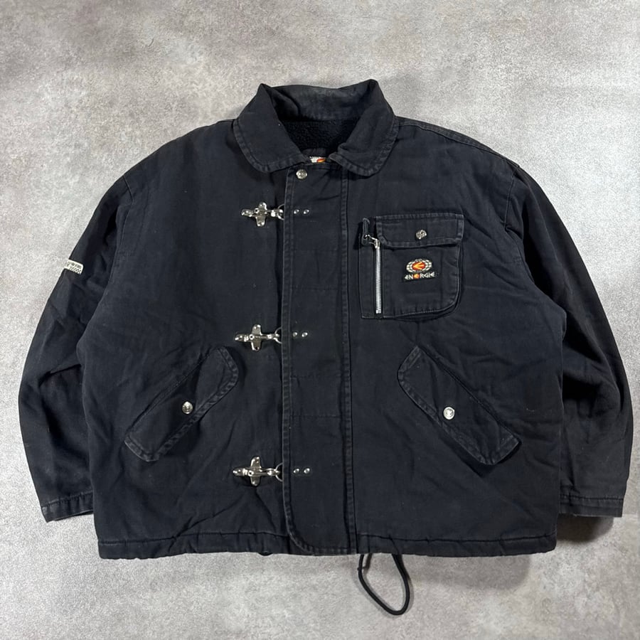 Image of 2000s Energie Fireman Clasp Jacket, Size Medium