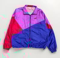 Image 1 of VTG 90s Nike Color Block Pink Red Windbreaker Sz XL
