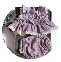 Image 1 of Sitter set for photo shoots | Lula | age 9-12 months | dusty purple
