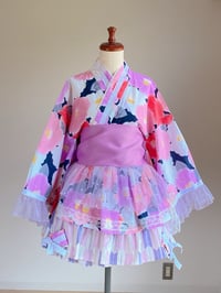 Image 3 of Purple blossom yukata